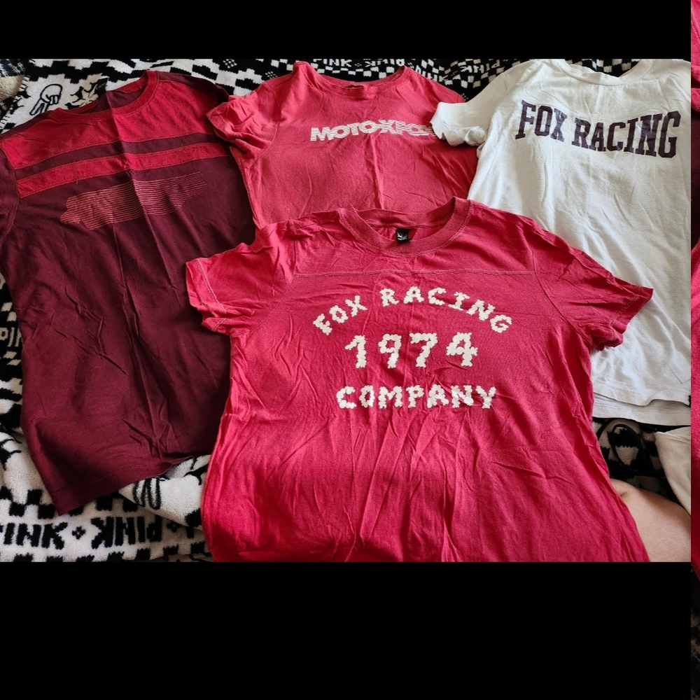 Fox Kids' Red and White T-Shirts Set